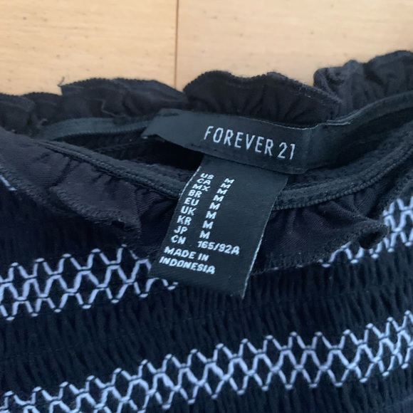 ⭐️HOST PICK⭐️ [M]👚NWOT - F21 Striped Tube Top - Picture 5 of 6